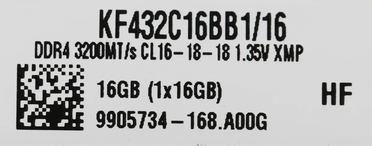 Оперативная память Kingston Fury Beast DDR4 DIMM 16Gb 3200MHz (KF432C16BB1/16WP) фото