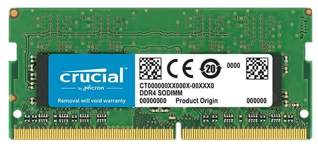 картинка Оперативная память для ноутбука  8GB DDR4 2666 MHz Crucial PC4-21300 SO-DIMM1.2V CT8G4SFS8266 от магазина itmag.kz