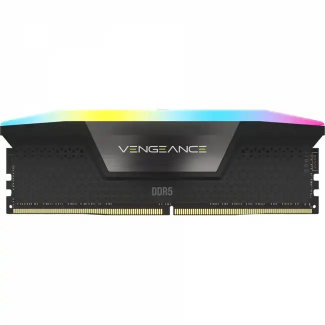 Оперативная память Corsair VENGEANCE RGB DDR5, 32GB 2x16GB 6400MT/s (CMH32GX5M2B6400C36) фото