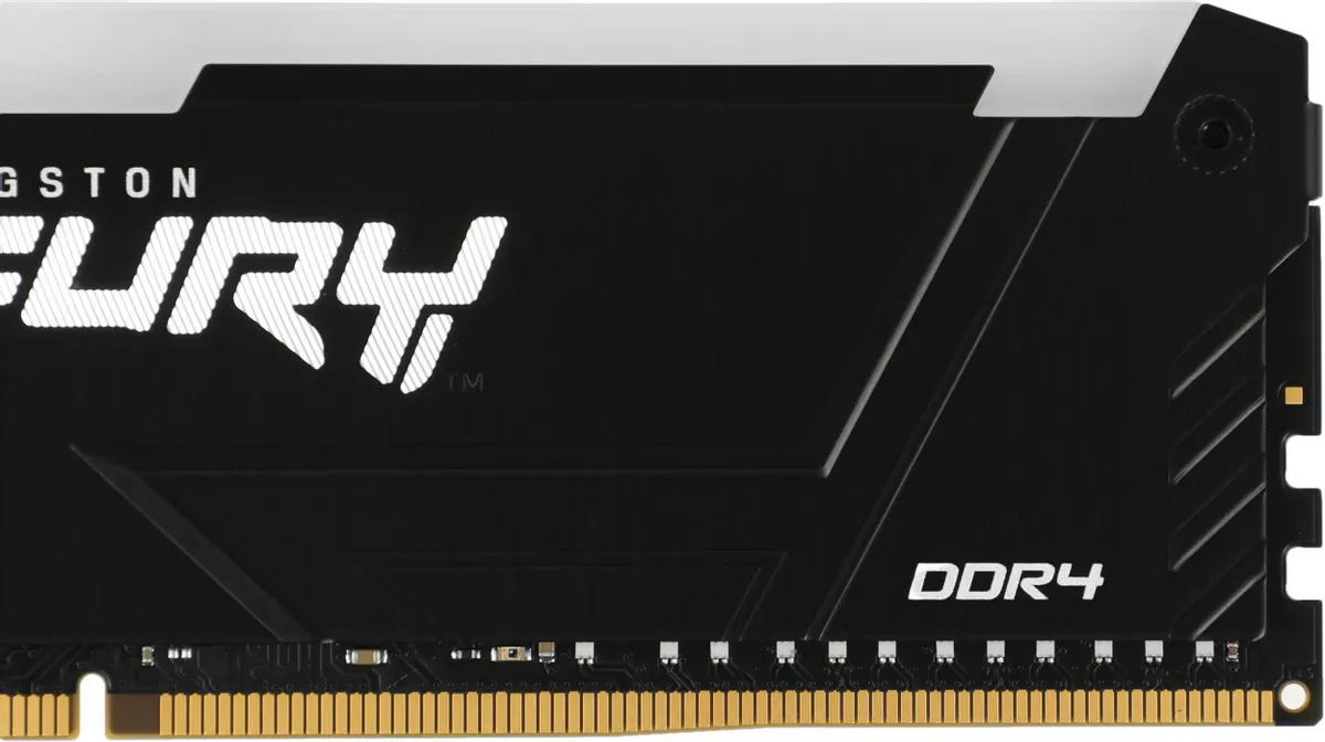 Оперативная память Kingston Fury Beast RGB DDR4 DIMM 8Gb 3200MHz (KF432C16BB2A/8WP) фото