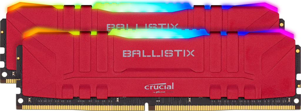 картинка Оперативная память 16GB KIT (2x8Gb) DDR4 3000MHz Crucial Ballistix RGB Gaming Red PC4-24000 1.35V BL2K8G30C15U4RL от магазина itmag.kz