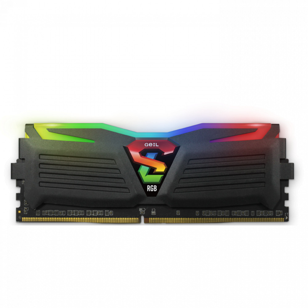 Оперативная память 16GB Kit (2x8GB) GEIL DDR4 3000MHz SUPER LUCE RGB SYN SERIES PC4-24000 GLWS416GB3000C16ADC WHITE (GLWS416GB3000C16ADC) фото