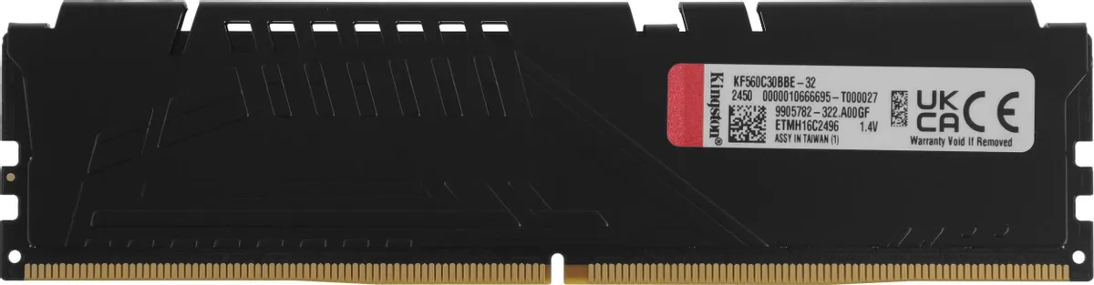 Оперативная память Kingston FURY Beast Black EXPO 32GB 6000MT/s DDR5 DIMM (KF560C30BBE-32) фото
