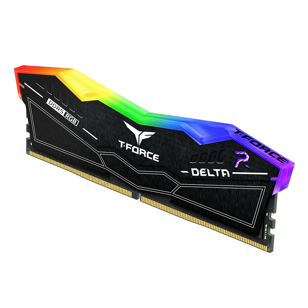Оперативная память Team Group DELTA RGB DDR5 64GB Kit (2x32GB) 6000MHz Black (FF3D564G6000HC38JDC01) фото