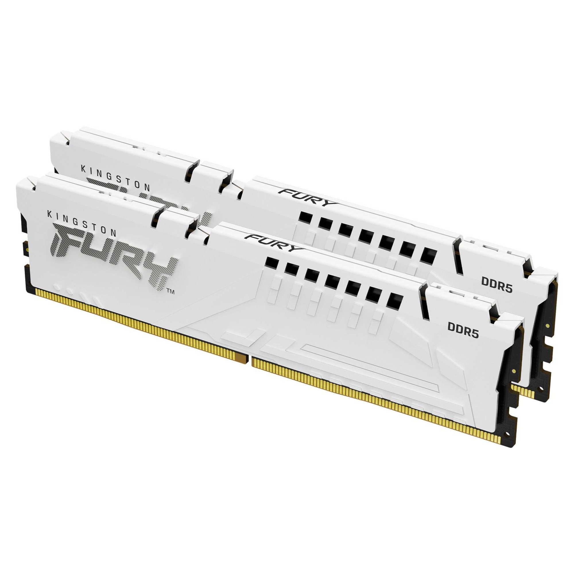 Оперативная память Kingston Fury Beast White Expo DDR5 - 2x 16ГБ 5600МГц (KF556C36BWEK2-32) фото