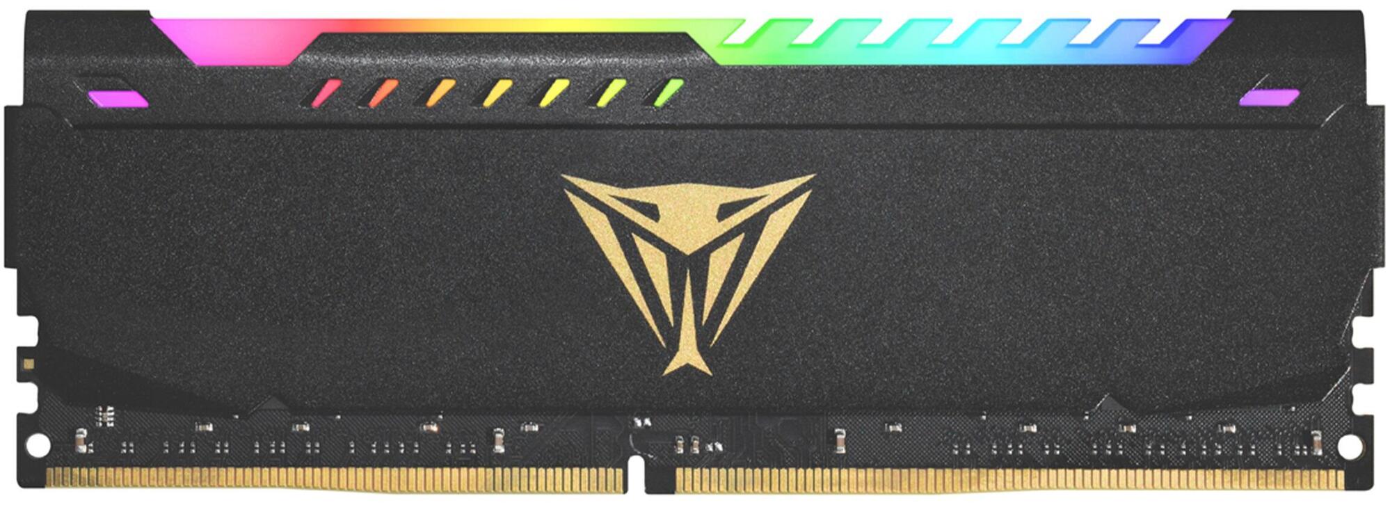 картинка Оперативная память DDR4 PC-25600 (3200 MHz)  8Gb PATRIOT VIPER STEEL RGB  от магазина itmag.kz