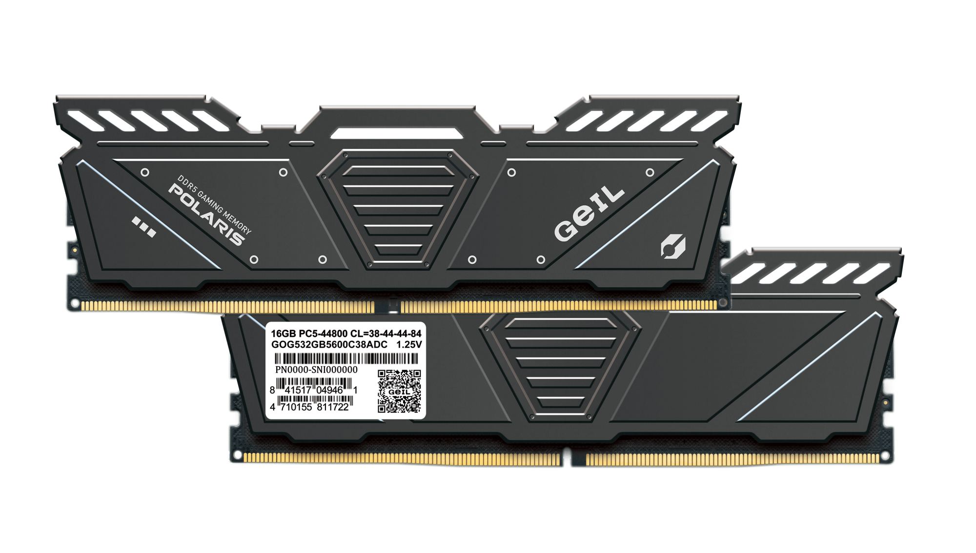 картинка Оперативная память 32GB Kit (2x16GB) GEIL POLARIS 5200Mhz DDR5 GOG532GB5200C38BDC  от магазина itmag.kz