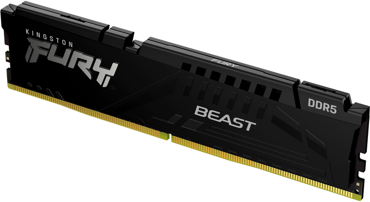 Модуль памяти Kingston Fury Beast Black XMP DDR5 DIMM 32Gb (KF564C32BB-32) фото