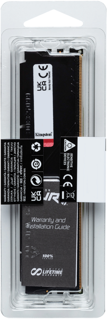 Модуль памяти Kingston Fury Beast Black XMP DDR5 DIMM 32Gb (KF564C32BB-32) фото