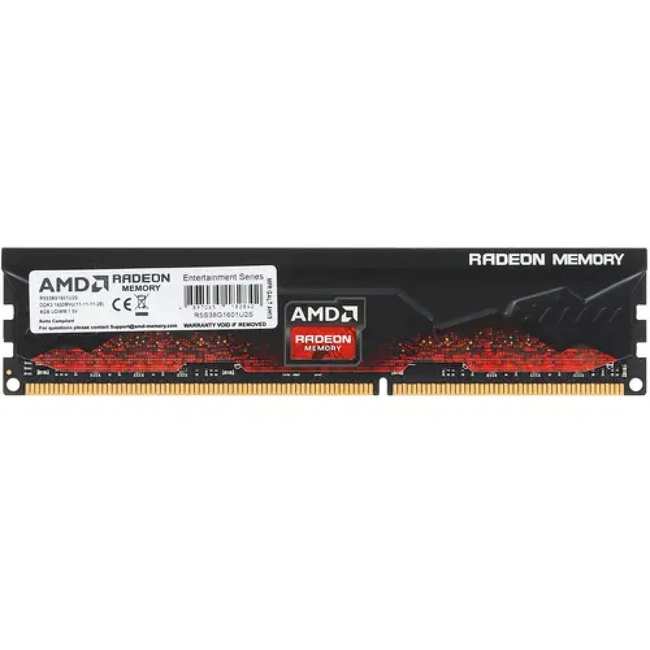 картинка Оперативная память с радиатором 8Gb DDR3 1600MHz AMD Radeon R5 Entertainment R5S38G1601U2S от магазина itmag.kz