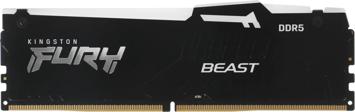 Комплект модулей памяти DIMM Kingston Fury Beast RGB DDR5 64 GB kit (2x32GB) <6000MHz> (KF560C36BBEAK2-64) фото