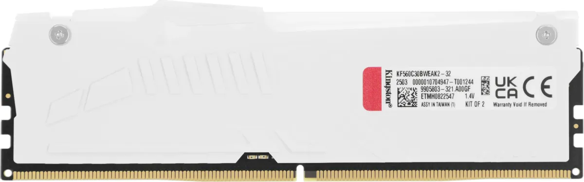 Оперативная память Kingston FURY Beast White RGB 32GB Kit (2x16) DDR5 6000MHz EXPO (KF560C30BWEAK2-32) фото