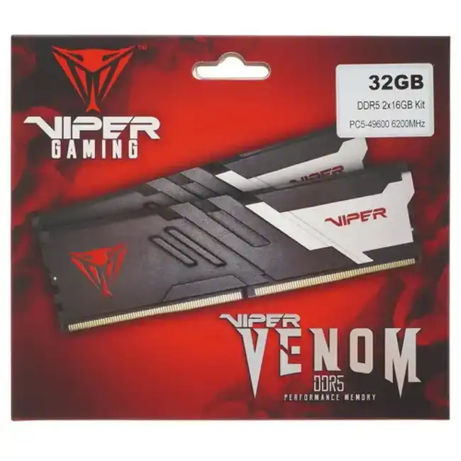 Оперативная память Patriot Viper Venom, 2x16GB Kit DDR-5 6200MHz (PVV532G620C40K) фото