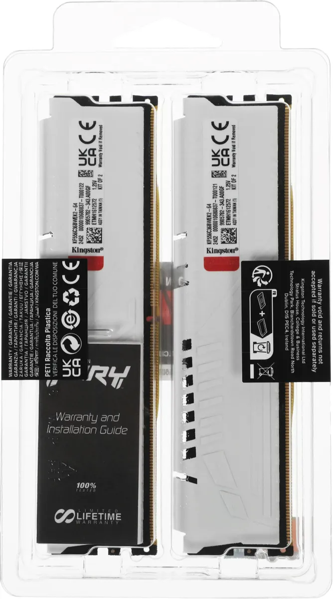 Оперативная память DIMM DDR5 64 GB kit (KF556C36BWEK2-64) фото