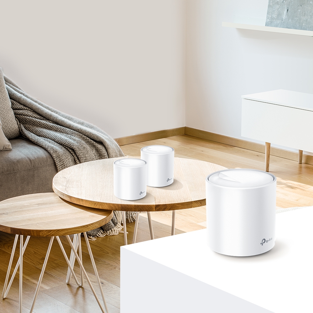 Mesh Wi-Fi система GbE AX5400 Tp-Link Deco X60 (3 устройства) (Deco X60(3-pack)(EU)) фото