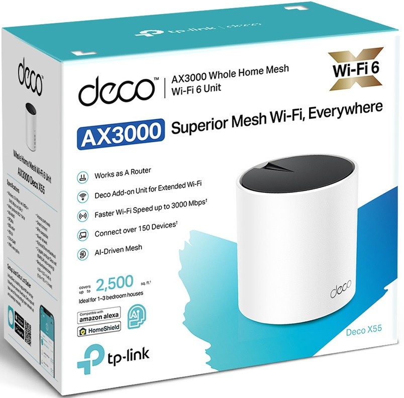 Беспроводная MESH-система Wi-Fi TP-Link Deco X55(1-pack) (Deco X55(1-pack)) фото