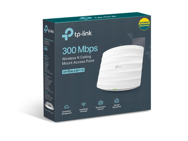 Точка доступа потолочная 300M Tp-Link EAP115 (EAP115(EU)) фото