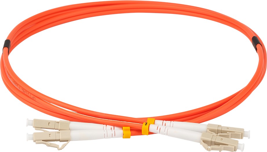 Патч-корд оптический TWT, PVC, дуплексный, LC/PC-LC/PC, MM 50/125, 5.0 м (TWT-2LC-2LC/OM2-5.0) фото