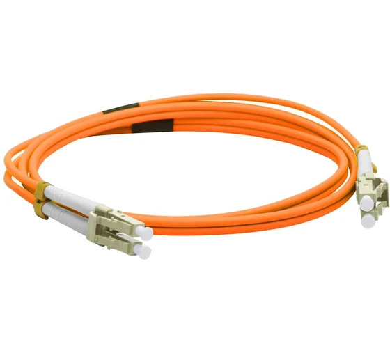 Патч-корд оптический TWT, PVC, дуплексный, LC/PC-LC/PC, MM 50/125, 1.0 м (TWT-2LC-2LC/OM2-1.0) фото