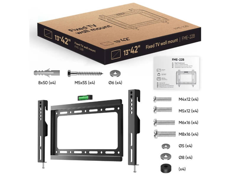 Кронштейн для ТВ ONKRON FME-22cn/B 13"-42" (FME-22cn/B) фото
