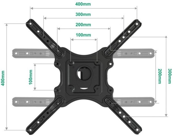 Кронштейн ONKRON M4cn 32"-65" (M4cn/B) фото