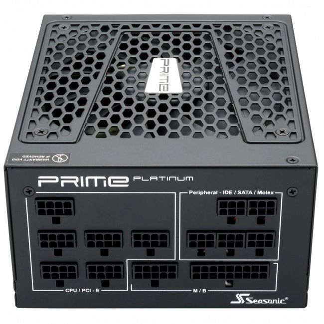 картинка Блок питания Seasonic Prime Platinum SSR-1300PD, [1300 Вт, 80 PLUS Platinum, 12x SATA, 12x 6+2 pin PCIe, 2x 4+4 pin CPU, EPS12V] от магазина itmag.kz