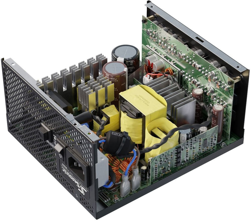 картинка Блок питания Seasonic Prime ULTRA 1000W (SSR-1000TR), [1000 Вт, 80 PLUS Titanium, 14x SATA, 8x 6+2 pin PCIe, 2x 4+4 pin CPU, EPS12V] от магазина itmag.kz