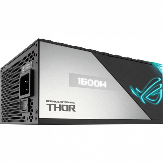 картинка Блок питания ATX 1600W ASUS ROG Thor 1600T, 13.5sm f, 20+4,24+8+8, 12SATA, 6molex, 10x6+2p PCI-E,ATX от магазина itmag.kz