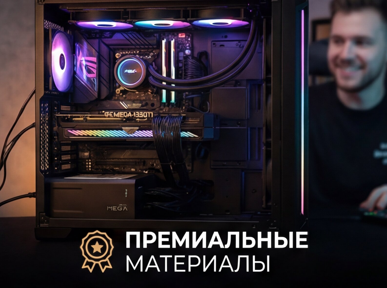 Блок питания FSP MEGA-1350TI, 1350W, FULL MODULAR, ATX APFC (PPA13F0211) фото