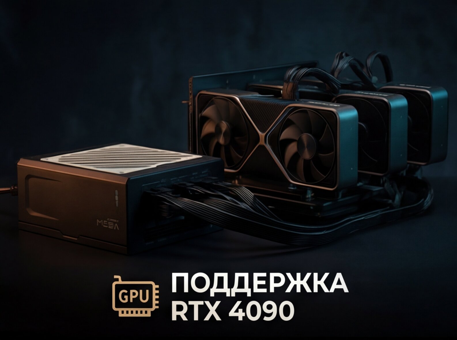 Блок питания FSP MEGA-1350TI, 1350W, FULL MODULAR, ATX APFC (PPA13F0211) фото
