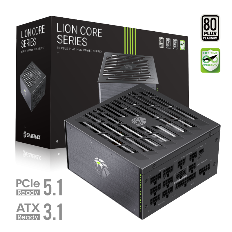 Блок питания Gamemax LION CORE 1200P Platinum (2155-1200R0002) фото