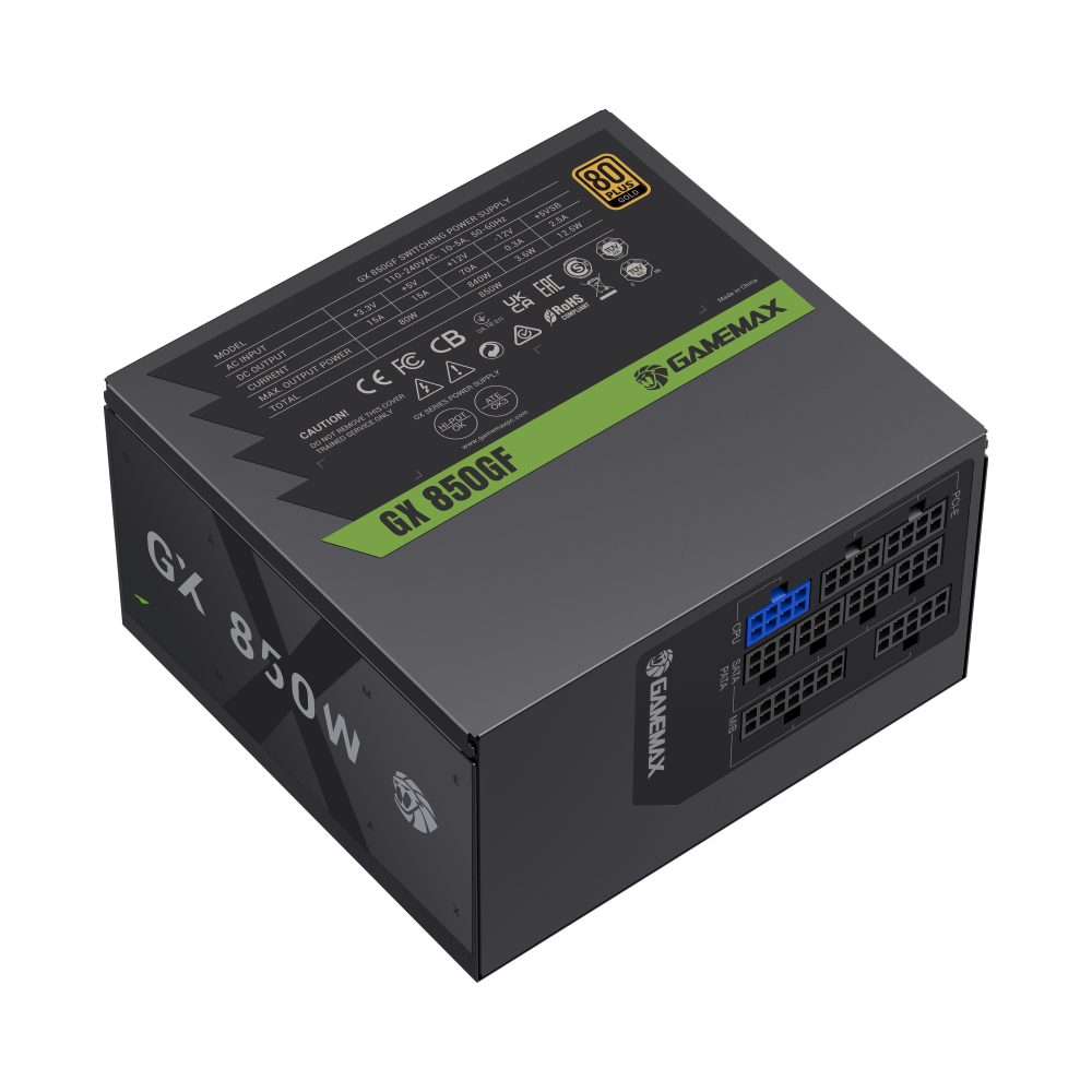 Блок питания Gamemax GX 850GF (2132-0850B0019) фото