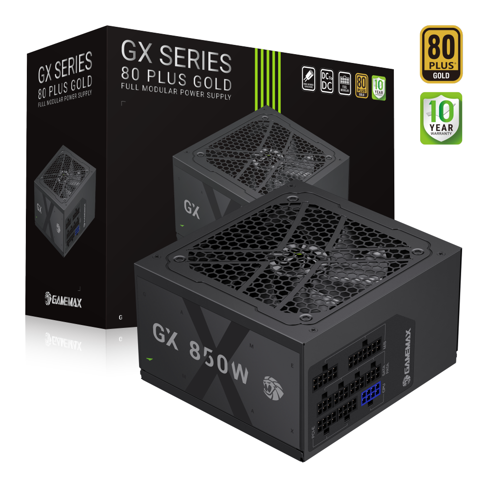 Блок питания Gamemax GX 850GF (2132-0850B0019) фото