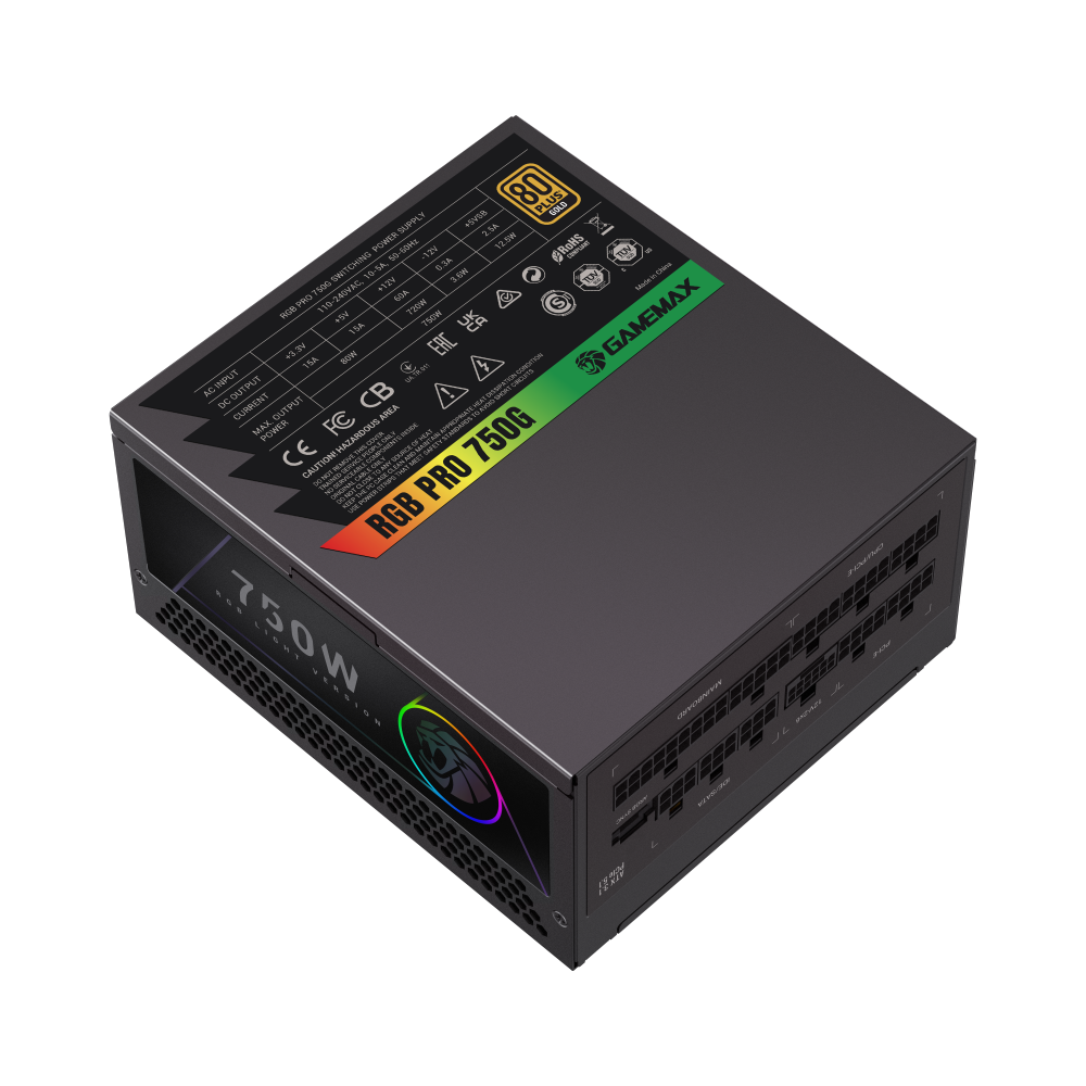 Блок питания Gamemax RGB PRO 750G (2141-0750B0018) фото