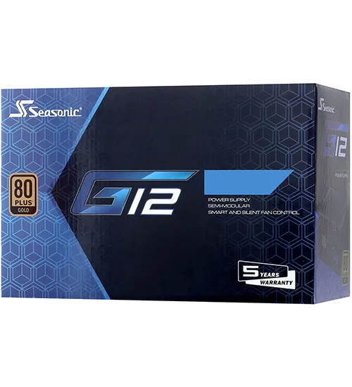 Блок питания ATX 650W Seasonic G12 GM-650, Gold (G12 / SSR-650FM) фото