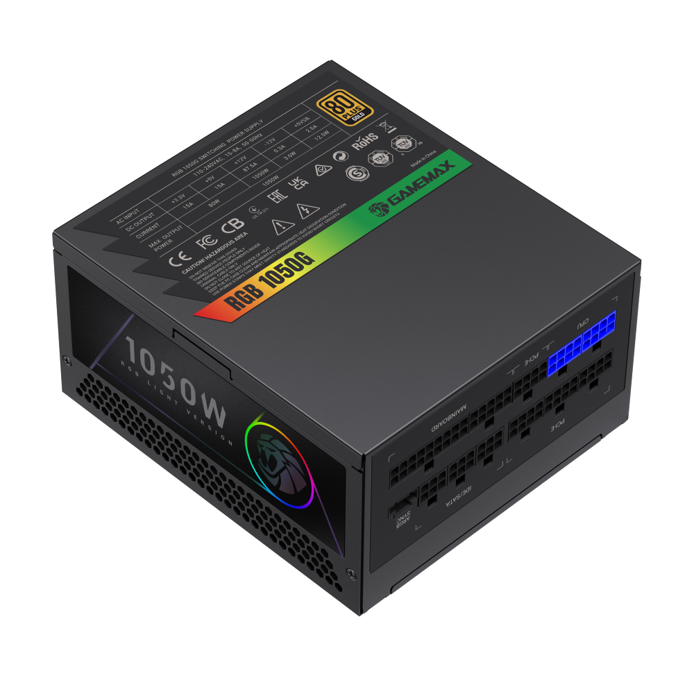 Блок питания Gamemax RGB 1050G (2109-1050B0043) фото