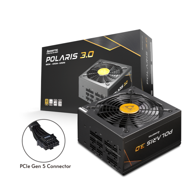 Блок питания ATX Chieftec POLARIS 3.0, PPS-1050FC-A3, 1050W, 80plus Gold (PPS-1050FC-A3) фото