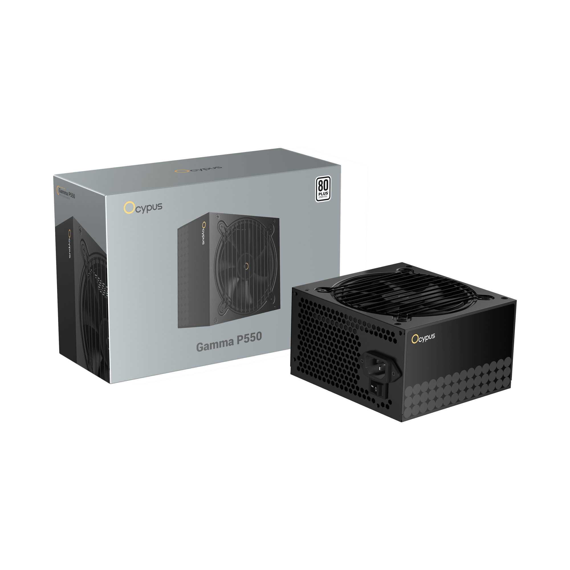 Блок питания Ocypus Gamma P550, Черный (Gamma-P550-W1HDBK024X-EU) фото