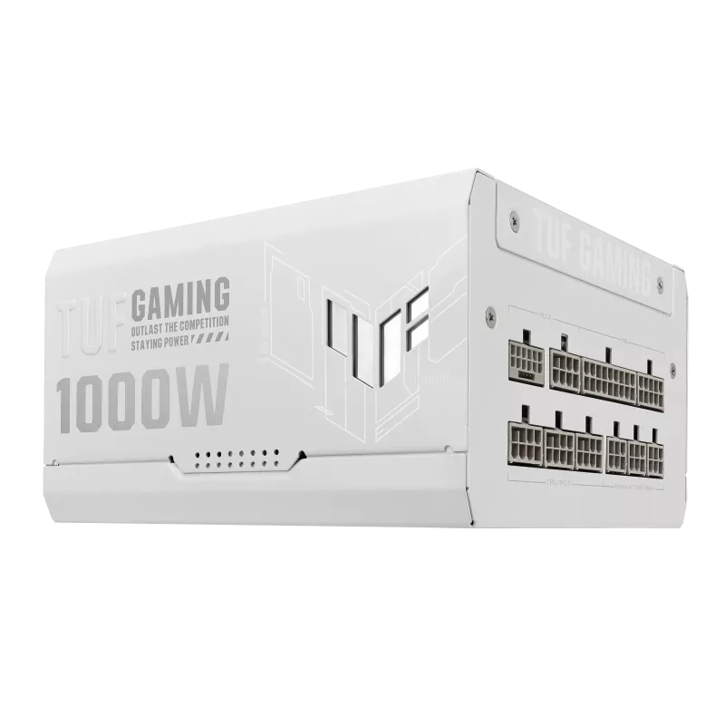  Блок питания ASUS TUF Gaming 1000W Gold White Edition (TUF-GAMING-1000G-WHITE) фото