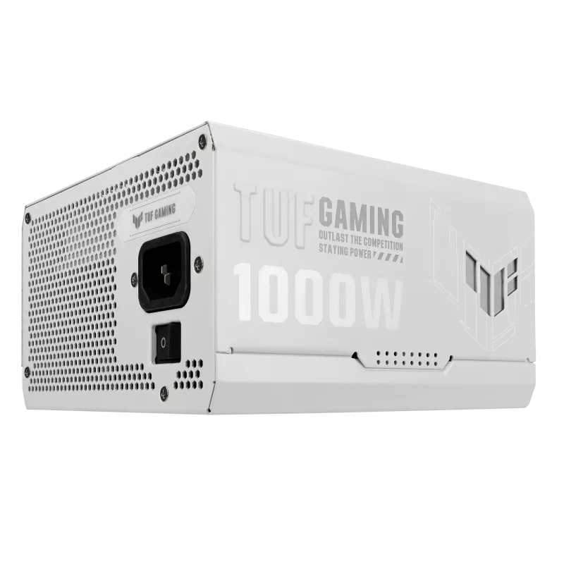 Блок питания ASUS TUF Gaming 1000W Gold White Edition (TUF-GAMING-1000G-WHITE) фото