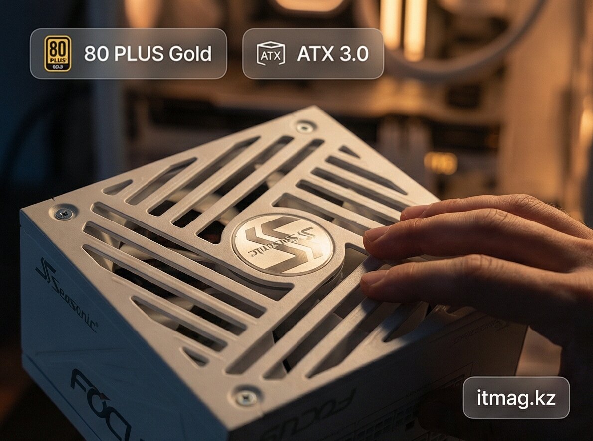 Блок питаня ATX Seasonic Focus GX-850-White, 80 Plus Gold, ATX3.0, 850W (SRP-FGX851-A5A32SF) фото