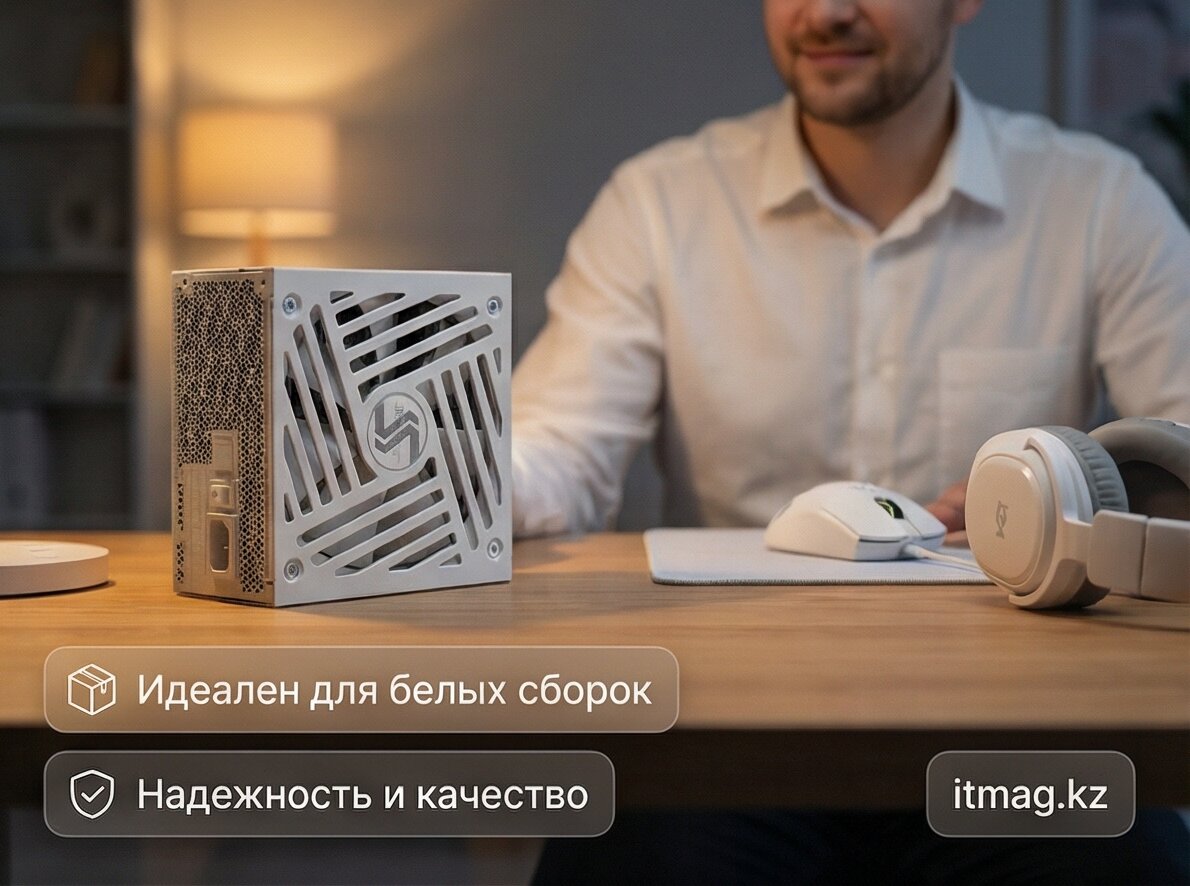 Блок питаня ATX Seasonic Focus GX-850-White, 80 Plus Gold, ATX3.0, 850W (SRP-FGX851-A5A32SF) фото