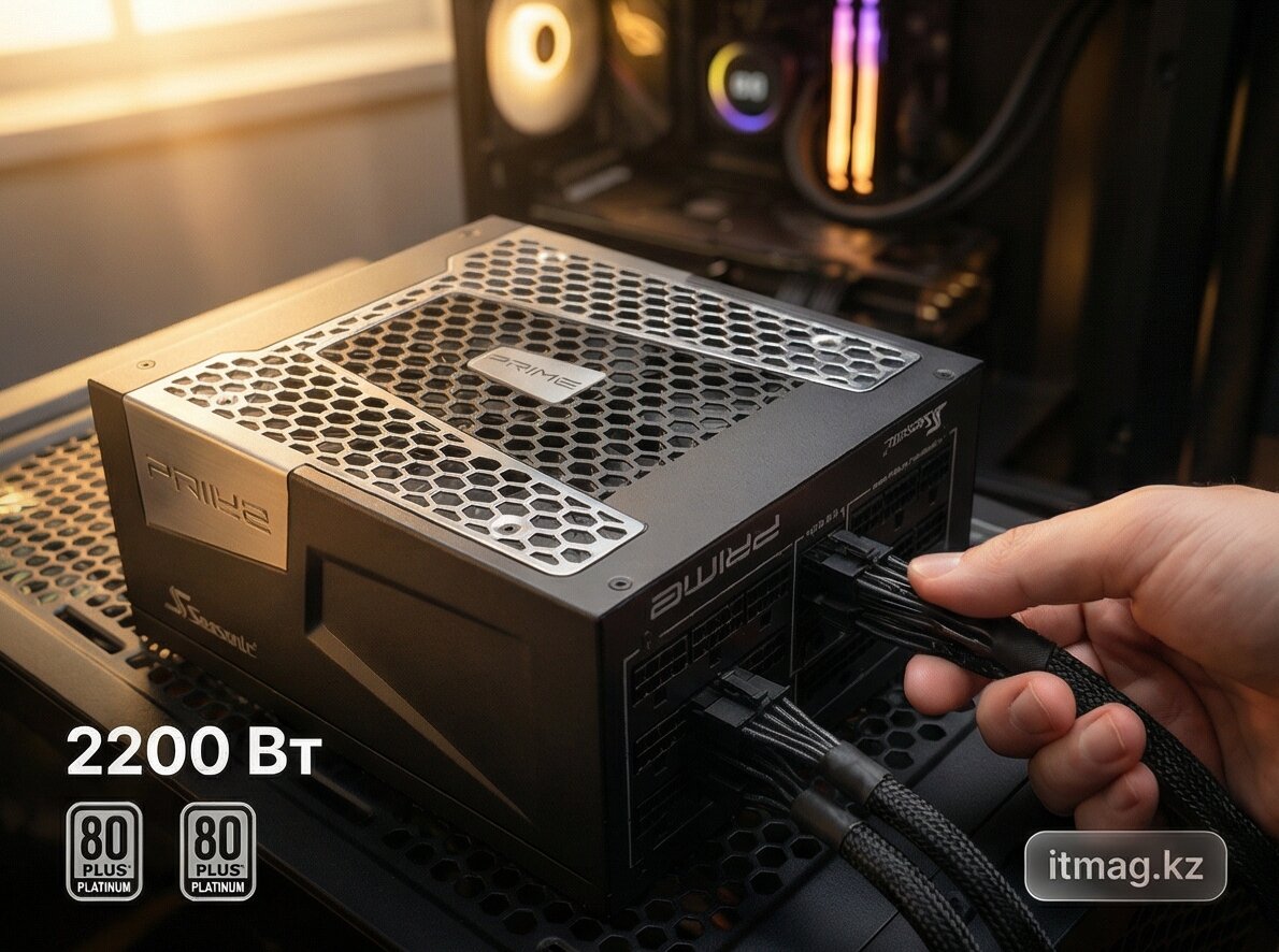  Блок питаня ATX Seasonic Prime PX-2200, 2200W, 80PLUS Platinum, ATX3.0 (SRP-PPX222-A5A22ST) фото