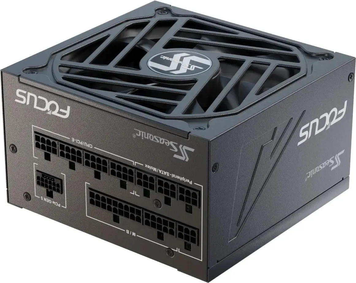 Блок питаня ATX Seasonic Focus GX-750, 80 Plus Gold, 750W, ATX3.0 (SRP-FGX751-A5A32SF) фото