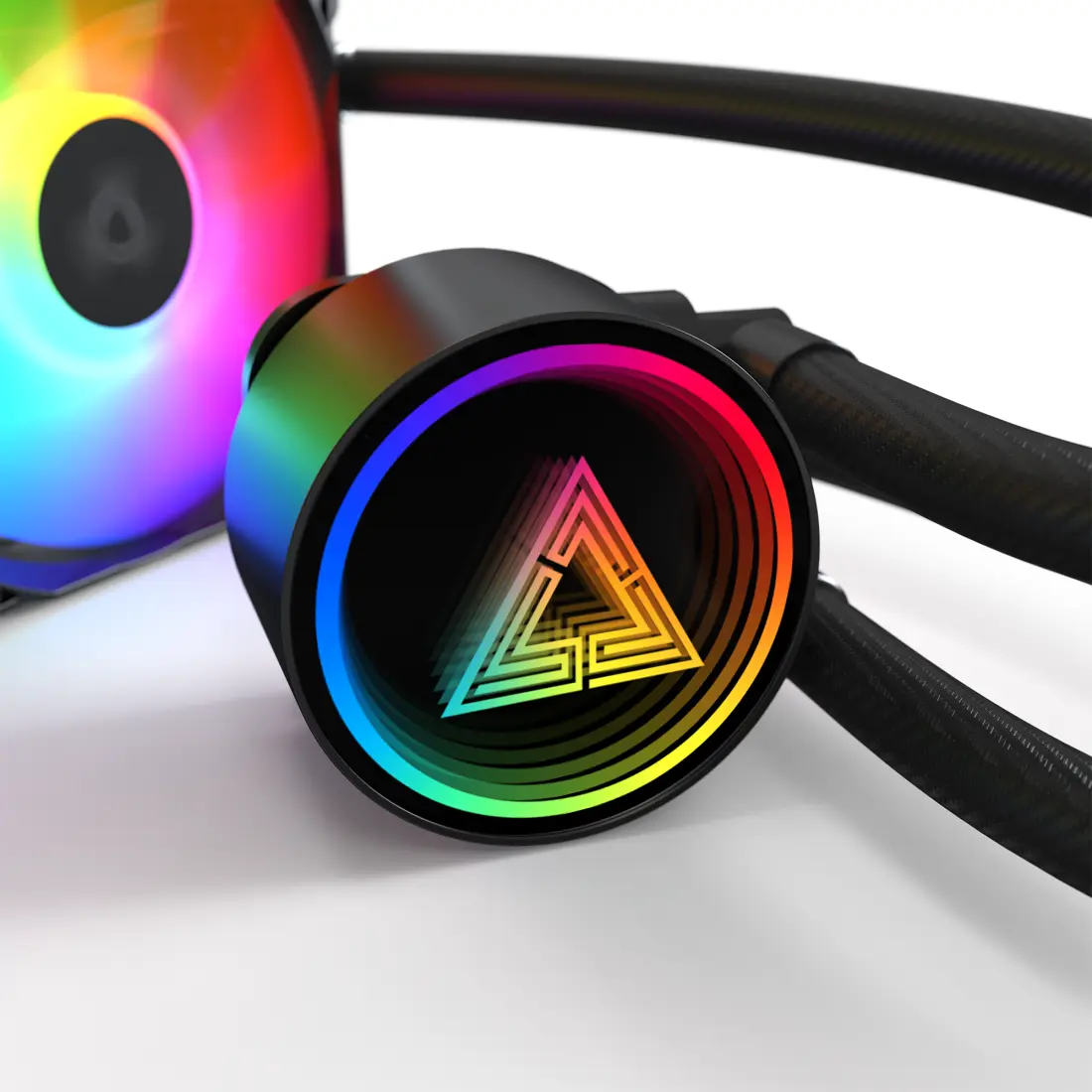 Водяное охлаждение для CPU Montech LightFlow ARGB 360, Black (LightFlow ARGB 360 (B)) фото