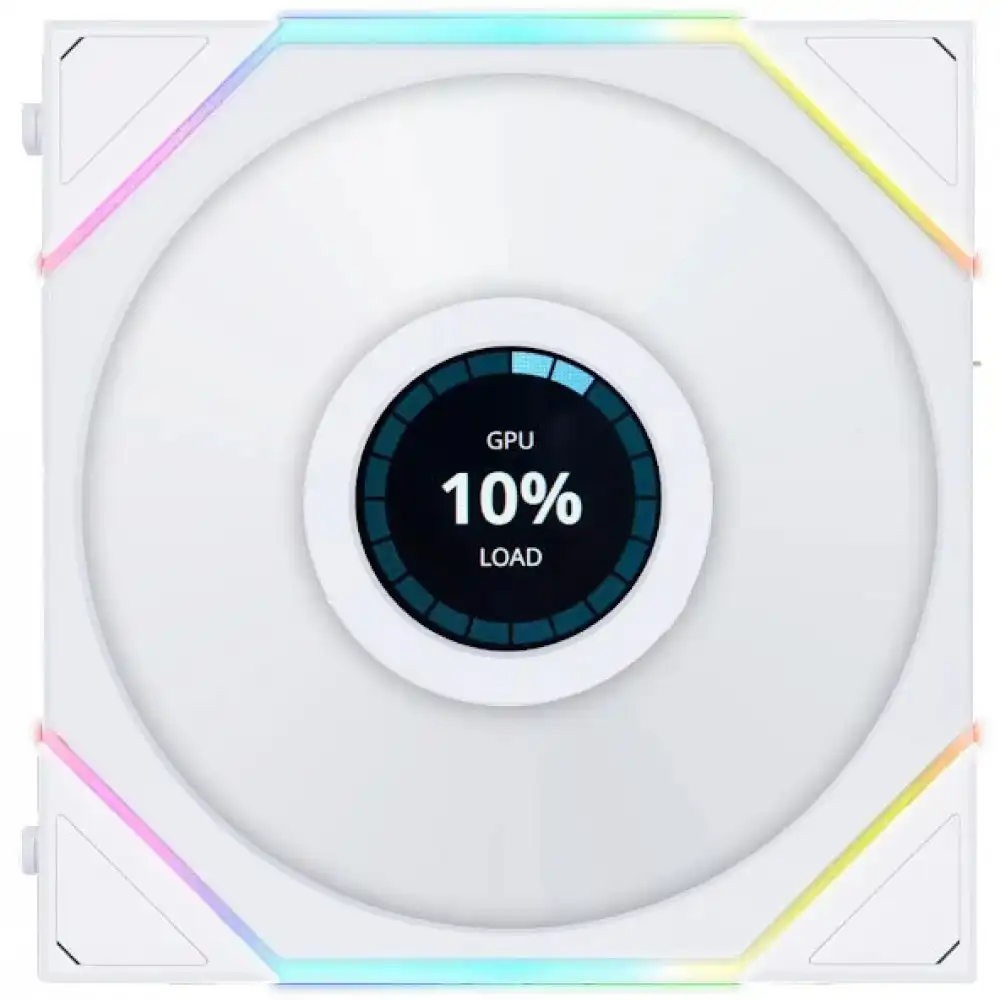 Вентилятор для корпуса Lian Li Uni Fan TL Wireless LCD 120 ARGB Reverse Blade, White (12RTLLCD1W1W) фото