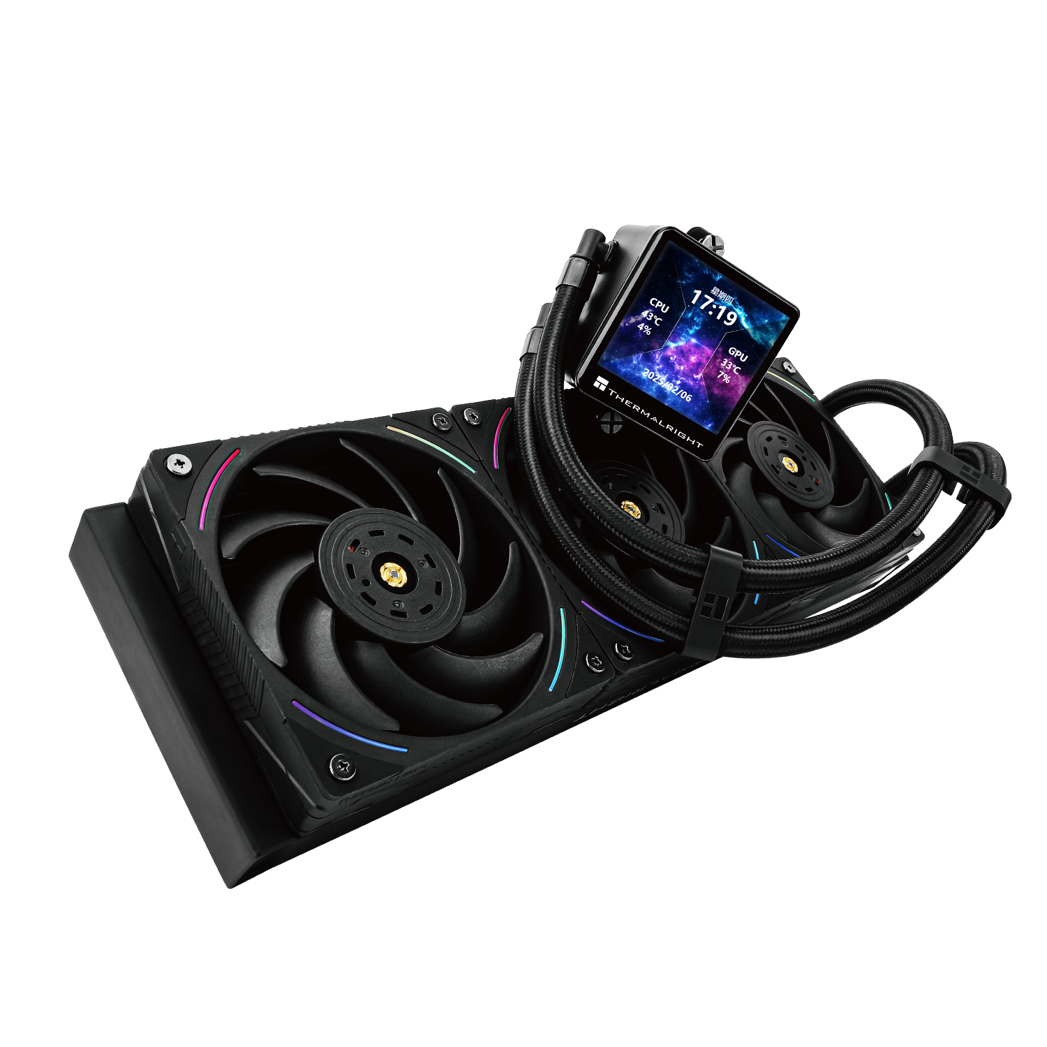Кулер с водяным охлаждением Thermalright Frozen Vision 360 ARGB BLACK V2 (TL-K12WB) фото