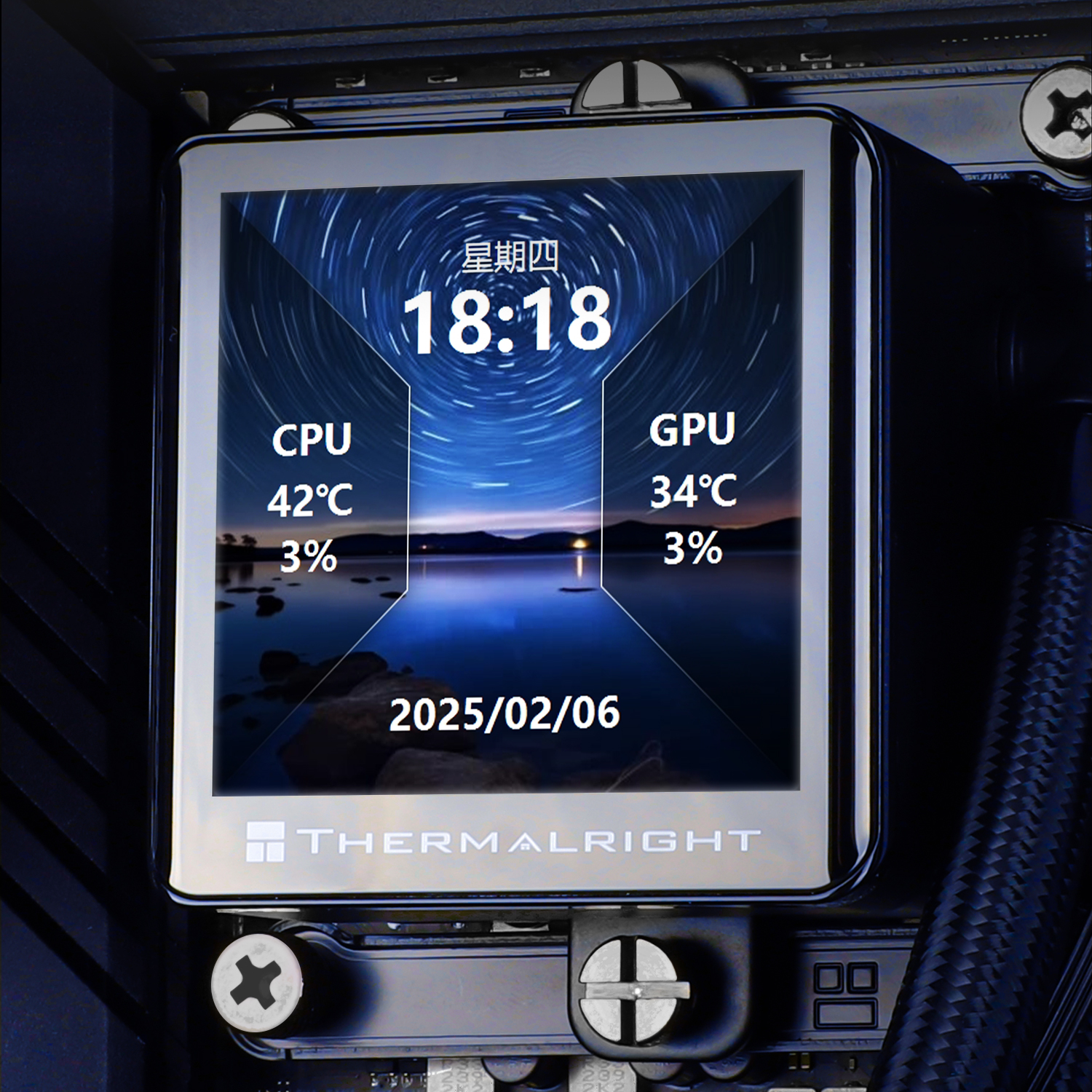 Кулер с водяным охлаждением Thermalright Frozen Vision 360 ARGB BLACK V2 (TL-K12WB) фото