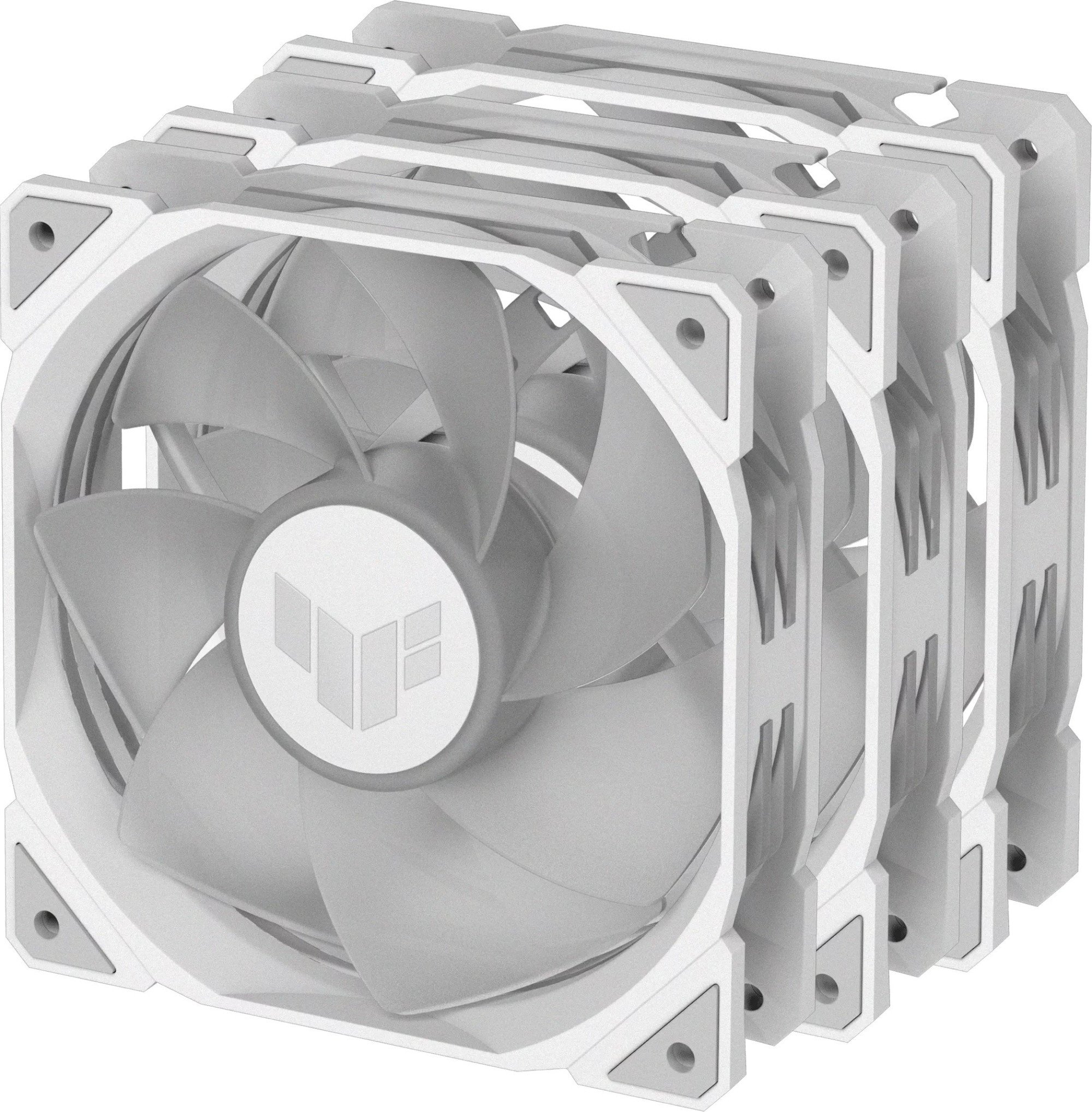 Комплект вентиляторов ASUS TUF GAMING TR120 ARGB REVERSE WHITE 3IN1 (TUF GAMING TR120 ARGB REVERSE WHITE) (TUF GAMING TR120 FAN ARGB REVERSE WHITE 3IN1) фото
