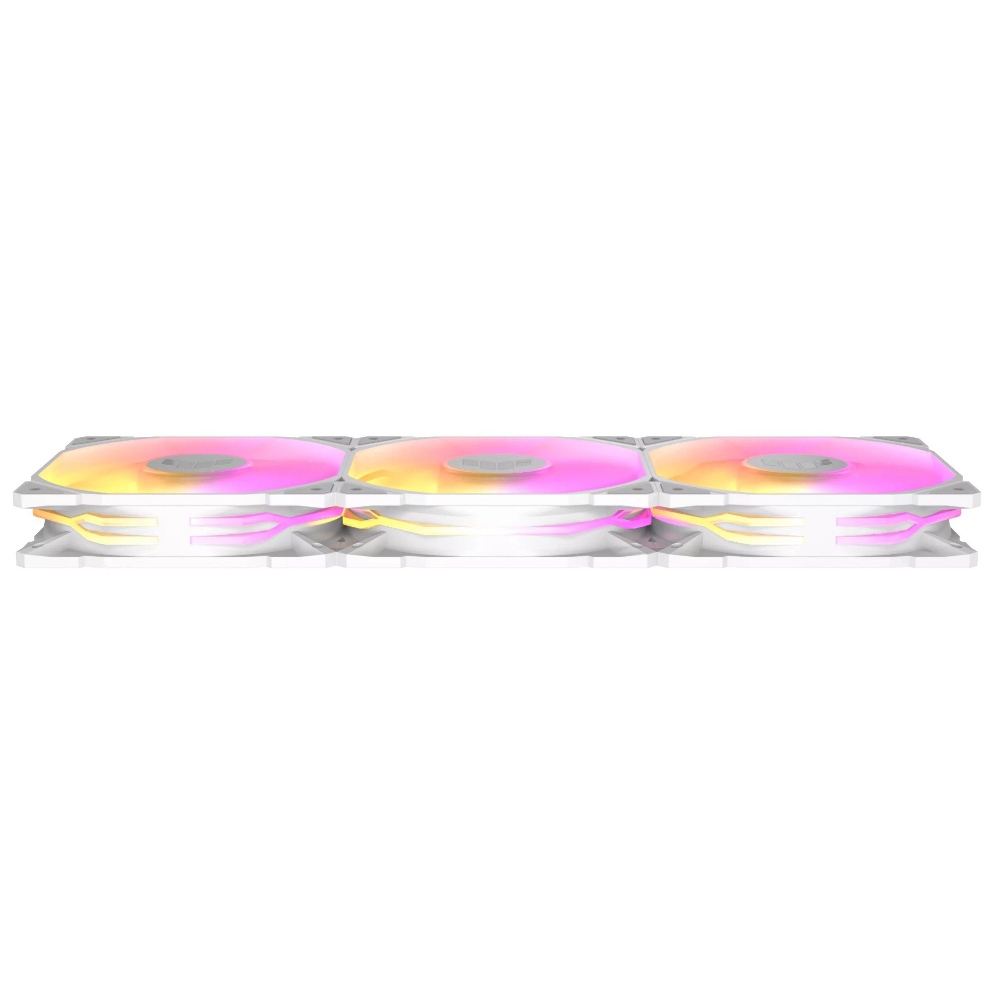 Комплект вентиляторов ASUS TUF GAMING TR120 ARGB REVERSE WHITE 3IN1 (TUF GAMING TR120 ARGB REVERSE WHITE) (TUF GAMING TR120 FAN ARGB REVERSE WHITE 3IN1) фото